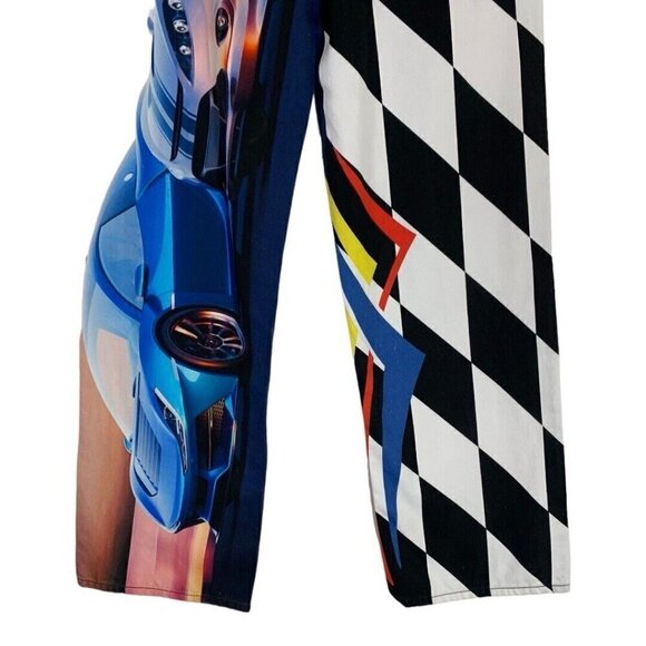 Forever 21 High Waist Straight Leg Race Car Jeans Size 26 NWT - Picture 6 of 8